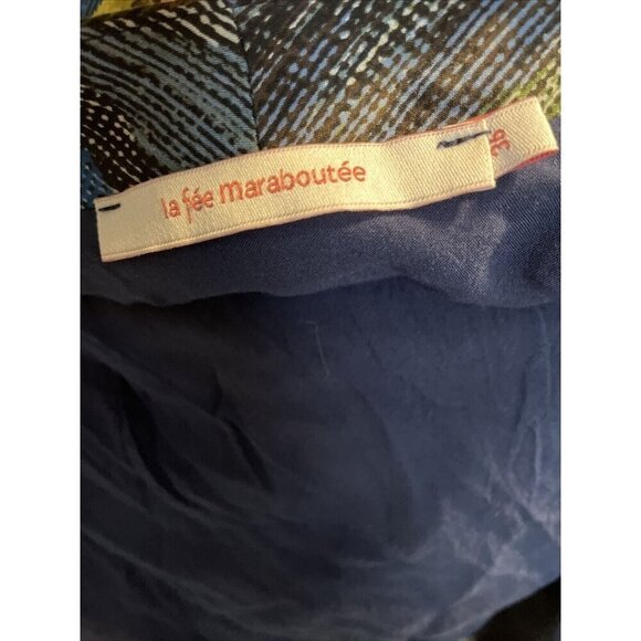 La Fee Maraboutee‎ Kimono Blue Multicolor Womens 36 Approx US M - Picture 4 of 5